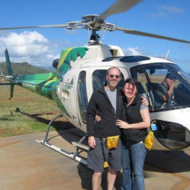 Our absolute honeymoon splurge: a helicopter tour of Kauai